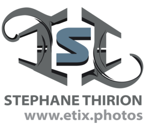 Logo etix photos, galerie Stéphane Thirion