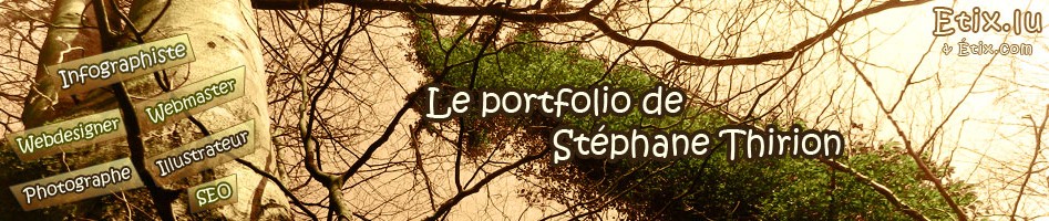 Banni&eacute;re du portfolio de St&eacute;phane Thirion &eacute;tix infographiste