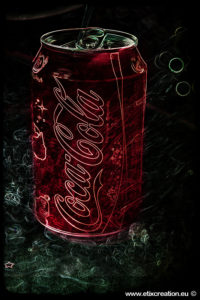 Retouche photo pour une publicité Coca Cola par Stéphane Thirion infographiste photographe à Virton en Gaume