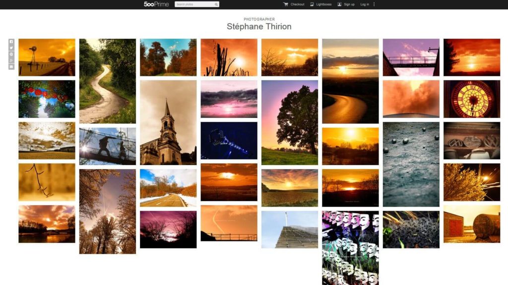 Boutique de photographie 500px de Stéphane Thirion Prime