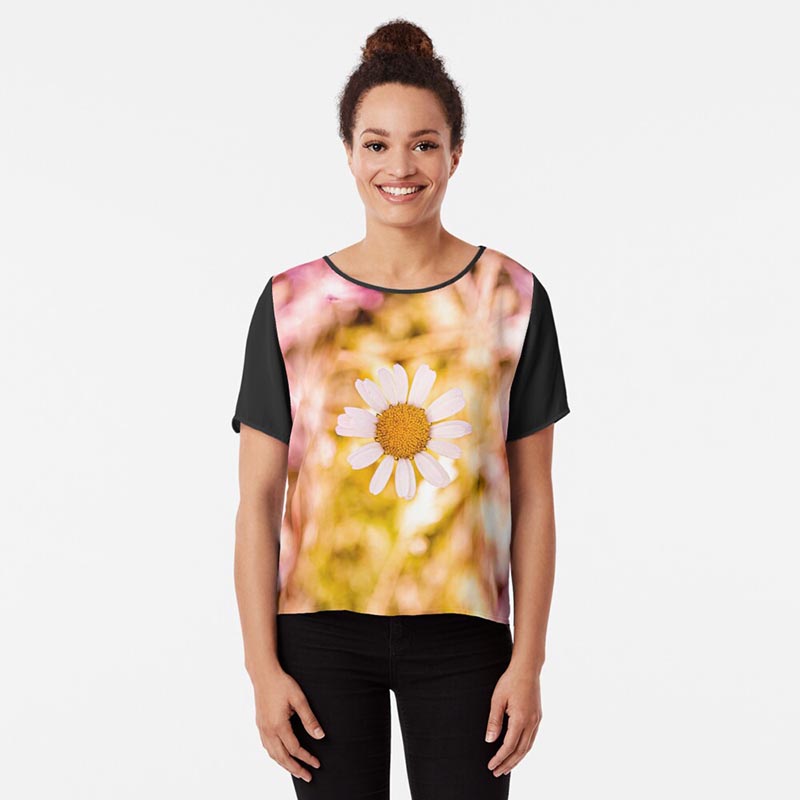 t-shirt femme marguerite